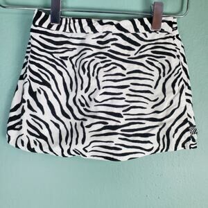 Gymboree Girl's Mod Zebra Velour Skort Size 4